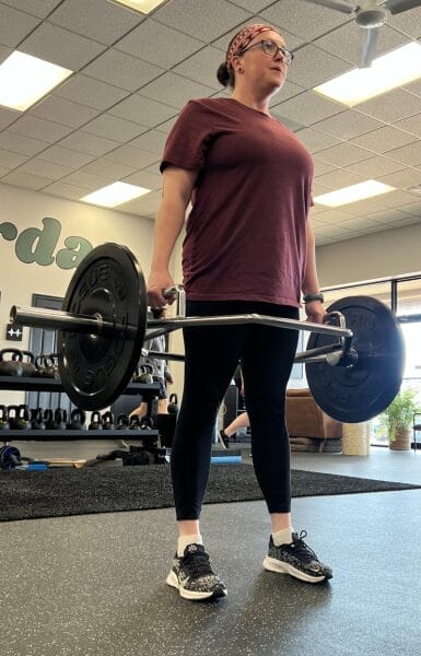 mindset lifting weights at ROI Strength