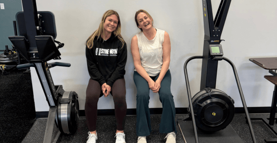 Personal Trainer Working Out with Client Adding Strength at ROI in Midlothian VA
